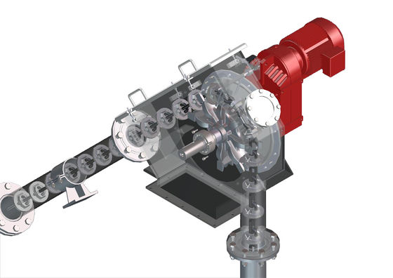 qualità Trasportatore a catena tubolare 80m economizzatore d&#039;energia materiale in serie fabbrica